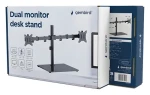Gembird MS-D2ST-01 černá / Držák 2 monitorů na stůl / 17-32" / do 9 kg / naklápěcí, otočný (MS-D2ST-01)