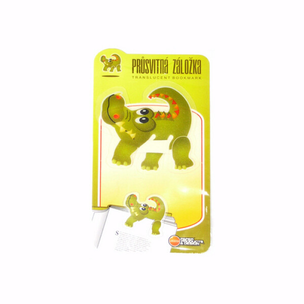 Průsvitná záložka Krokodýl - PZ 021