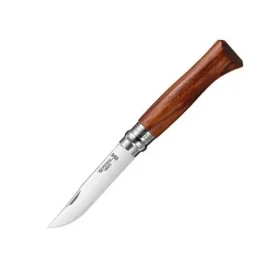 Opinel 8 kapesní nůž zavírací 8.5 cm bubinga dřevo / pouzdro / nerez čepel (226086)