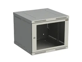 Solarix SENSA-9U-66-11-G rozvaděč nástěnný 9U 600mm / dveře sklo / RAL 7035 (83000283)