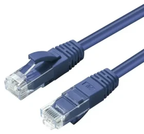 MicroConnect CAT6a U/UTP 0.5m modrá / LSZH (MC-UTP6A005B)