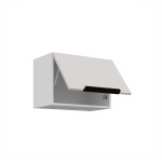 Horní skříňka nad digestoř Como 50 GU-36 1F Barva korpusu: Bílá, Barva dvířek: Kašmír