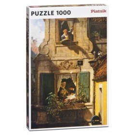 Puzzle Spitzweg: Milostný dopis 1000 dílků
