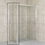 OLSEN SPA - Pevná stěna RUTIS - Barva rámu - Hliník leštěný, Rozměr A - 80, Směr zavírání - Univerzální Levé / Pravé, Výplň - Čiré bezpečnostní sklo - 6 mm OLBFIXGLA80CC