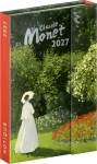 NOTIQUE Claude Monet 2027 anglicky / Týdenní magnetický diář / 11 × 16 cm