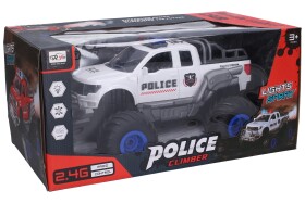Auto terénní policejní s kouřovými efekty RC na dálkové ovládání 41,5 cm