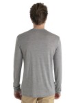 ICEBREAKER Mens Merino 125 Cool-Lite™ Sphere III LS Tee, Metro Heather velikost: L