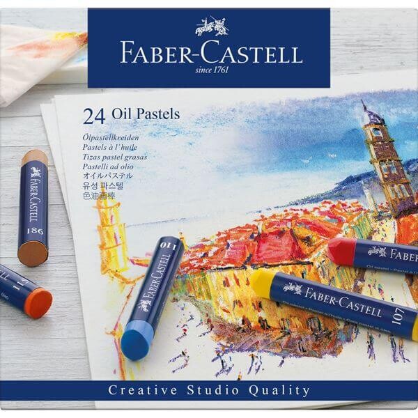 Faber-Castell olejové pastely sada 24 barev