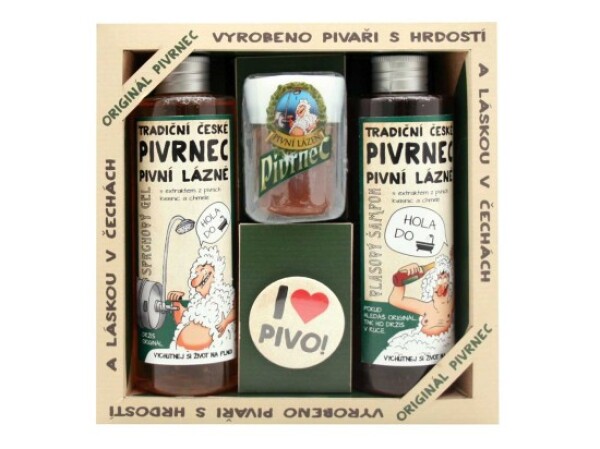 Bohemia Gifts & Cosmetics Pivrnec kosmetická sada pro muže
