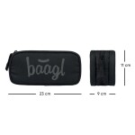 BAAGL SET Coolmate Black: batoh, penál, sáček