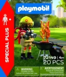PLAYMOBIL Figurka Hasiči 72149 Hasič u grilu