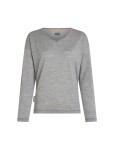 ICEBREAKER Wmns Merino 150 Lodge LS Tee, Metro Heather velikost: XL