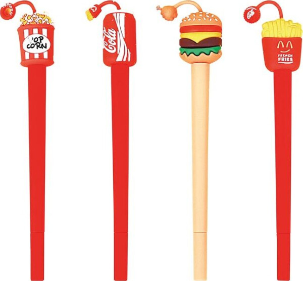 Gelové pero Fancy - fastfood