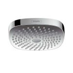 HANSGROHE - Croma Select E Hlavová sprcha, 18 cm, 2 proudy, bílá/chrom 26524400