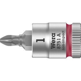 Wera 8751 A 05003350001 křížový PH nástrčný klíč funkce zadržení 6.3 mm 1/4 PH 1 1/4 (6,3 mm)