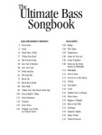 MS The Ultimate Bass Songbook