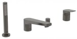 IDEAL STANDARD - La Dolce Vita Baterie na okraj vany, 4-otvorová instalace, Magnetic Grey BD671A5
