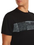 ICEBREAKER Mens Mer 150 Tech Lite SS Tee Elev Line, Black velikost: L