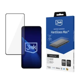 3mk HardGlass Max pro Samsung Galaxy S24+ černá / Tvrzené sklo / Full-screen / Vyztužené hrany