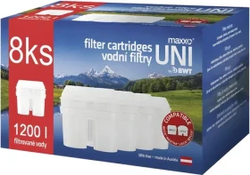 Maxxo UNI filtry do vodních filtračních konvic 8 ks / Filtr do konvice / Kompatibilní s LAICA Biflux, BWT (100001755867)