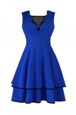 Dámské šaty model 7573029 Jersa Královská modř