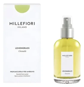 Millefiori Lemon Grass / Bytová vůně / rozprašovač / 100 ml / svěží citrusová (77SRLG)