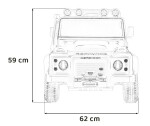 Mamido Dětské elektrické autíčko Land Rover Defender 110 SVX Concept oranžové