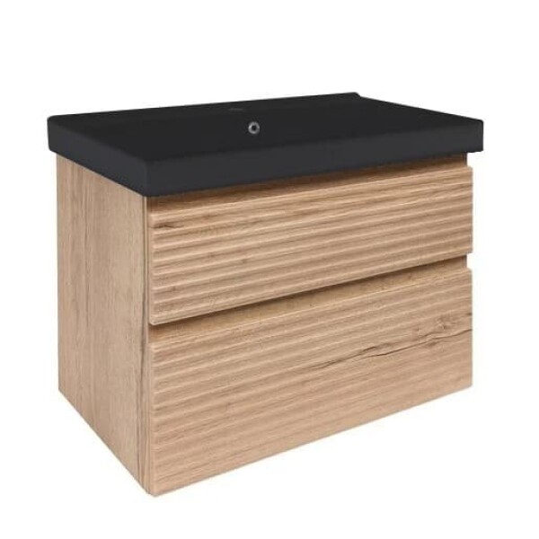 Koupelnová skříňka s umyvadlem Naturel Savona 78x53x45 cm dub mat SAVONA280DHU1B SAVONA280DHU1B