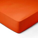 DekorTextil Jersey napínací prostěradlo terracotta ROZMĚR: (š/d/v) 80 x 200 x 20 cm
