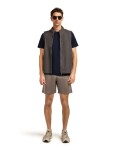Pánské merino triko s krátkým rukávem ICEBREAKER Mens 150 Tech Lite SS Tee Peaceful Pass, Midnight Navy velikost: L