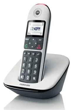 Motorola CD5001 bílá / DECT telefon / velká tlačítka / kompatibilní se sluchadly (G31000X08W1AWE(ES))