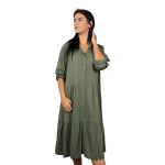 HOSH Dámské košilové šaty FATE Velikost: XL/XXL, Barva: Starorůžová