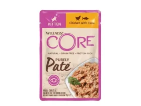 Wellness Core Cat Paté Kitten kuře a tuňák Kapsička 85g (076344118459)