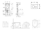 GEBERIT - Duofix Set předstěnové instalace, klozetu Oudee a sedátka softclose, tlačítko Sigma20, bílá/chrom SANI11CA3196