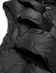Černá trojrozměrná dámská oversize vesta (YD35) odstíny černé XS (34)