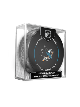 Inglasco / Sherwood Puk San Jose Sharks Official Game Puck 2022-2023