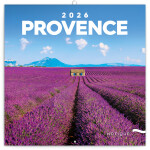Nástěnný poznámkový kalendář 2026 NOTIQUE - Provence, 30 x 30 cm
