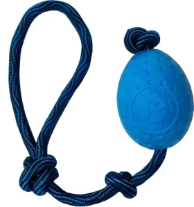 KIWI WALKER Vajíčko Maxi modrá / Hračka pro psy / plovací a házecí / TPR pěna / 8,5 cm (TPR-239)