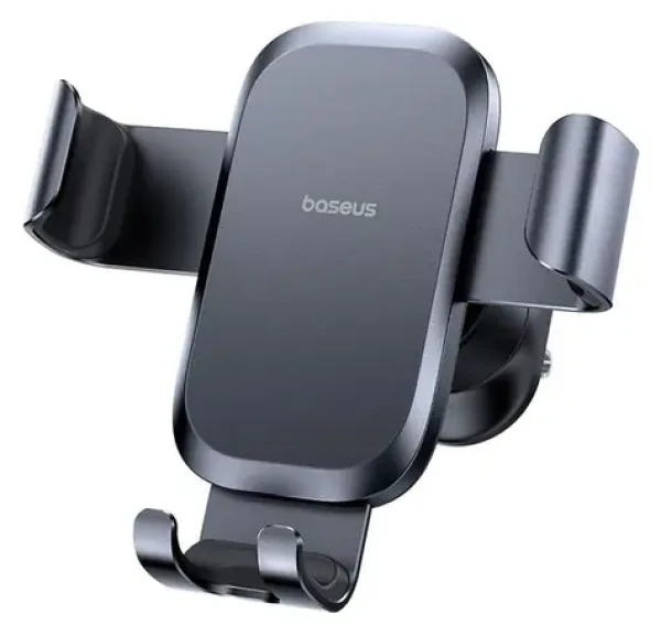 Baseus Metal Age Go černá / Gravitační držák do auta / do ventilace / 360° otočení (6932172678753)