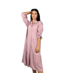 HOSH Dámské košilové šaty FATE Velikost: XL/XXL, Barva: Starorůžová