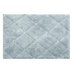 DumDekorace Luxusní koberec CHIC s krystaly - světle šedý Šířka: 50 cm | Délka: 70 cm