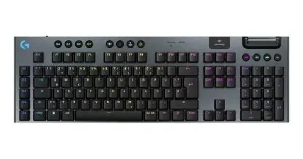 Logitech G915 X LIGHTSPEED černá / Herní klávesnice / bezdrátová / DE layout (920-012697)
