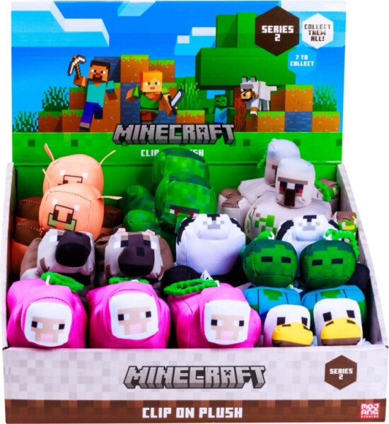 Přívěšek plyšový Minecraft série 2