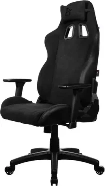 AROZZI AVANTI Soft Fabric Pure Black / Herní židle / látkové čalounění / černá / nosnost 120kg (AVANTI-SFB-PBK)