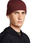 Unisex merino čepice ICEBREAKER Unisex Merino All Day Toque Beanie, Port/Bittersweet