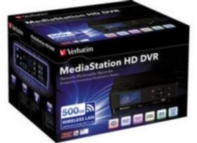 Verbatim MediaStation HD DVR Wireless Network Multimedia Recorder / 500GB / USB 2.0 / Wi-Fi (47543)