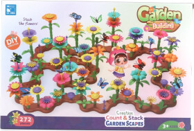 Kreativní stavebnice Veselá zahrada se zvířátky 272 dílů