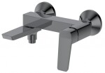 AQUALINE - FLERY nástěnná vanová/sprchová baterie, otočné ramínko, gun metal FY010GM