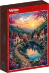 ALIPSON Puzzle Vesnice u vody