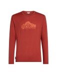 ICEBREAKER Mens Merino 150 Tech Lite LS Tee AorakiExplor, Agate (vzorek) velikost: M